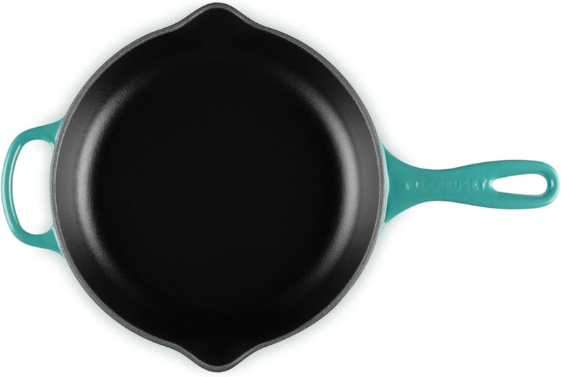 Le Creuset 9" (1 3/8 Qt.) Signature Cast Iron Handle Skillet - Riviera
