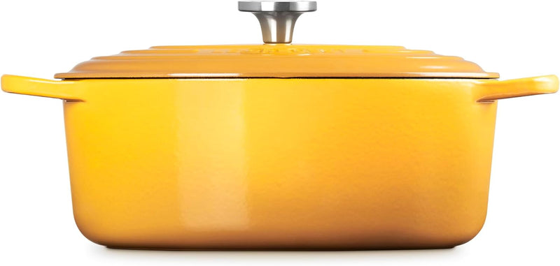 Le Creuset 6 3/4 Qt. Signature Oval Dutch Oven w/Crucible SS Knob - Nectar