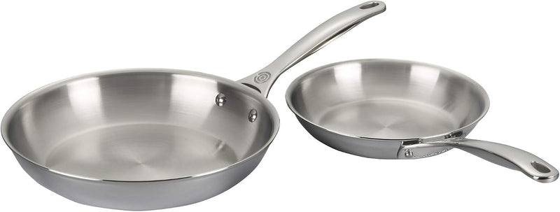Le Creuset 2-Piece Fry Pan Set - Stainless Steel