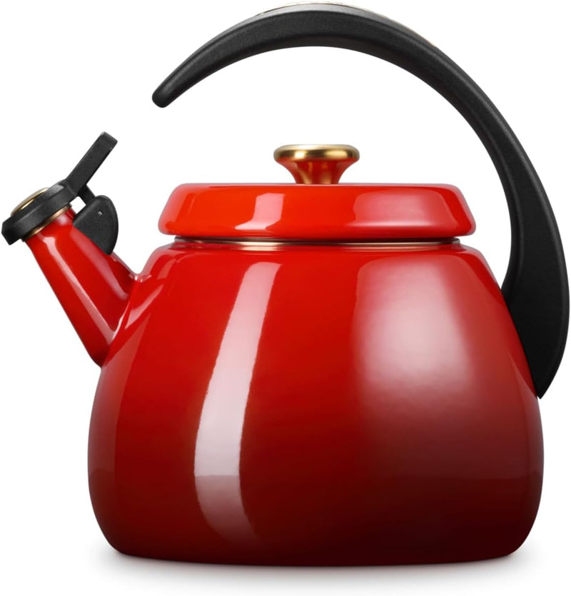 Le Creuset 2.2 Qt. Cloche Kettle w/Gold Knob - Cerise