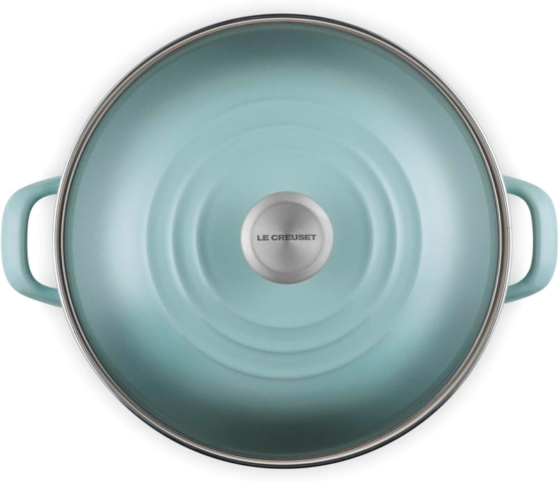 Le Creuset 12 Qt. Traditional Stockpot w/SS Knob - Sea Salt