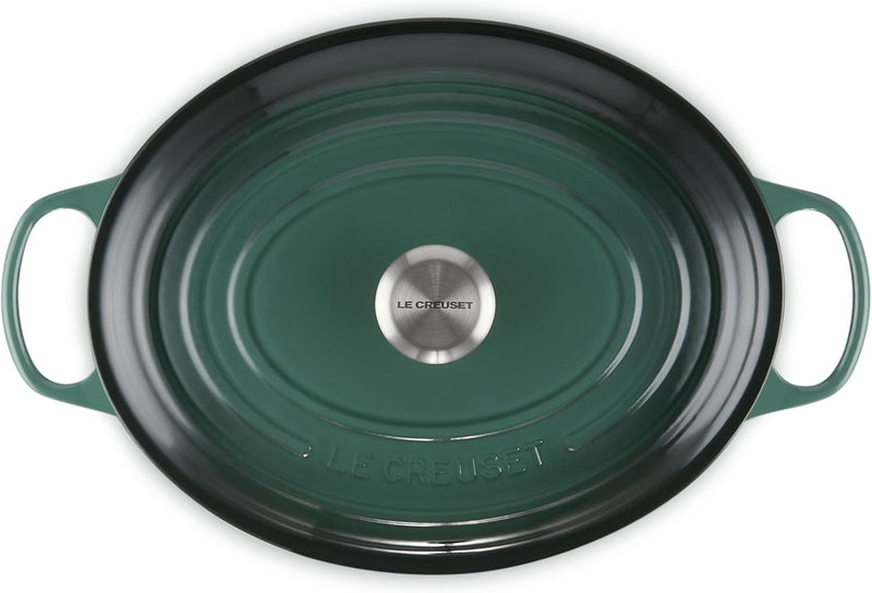 Le Creuset 8 Qt. Signature Oval Dutch Oven w/Stainless Steel Knob - Artichaut