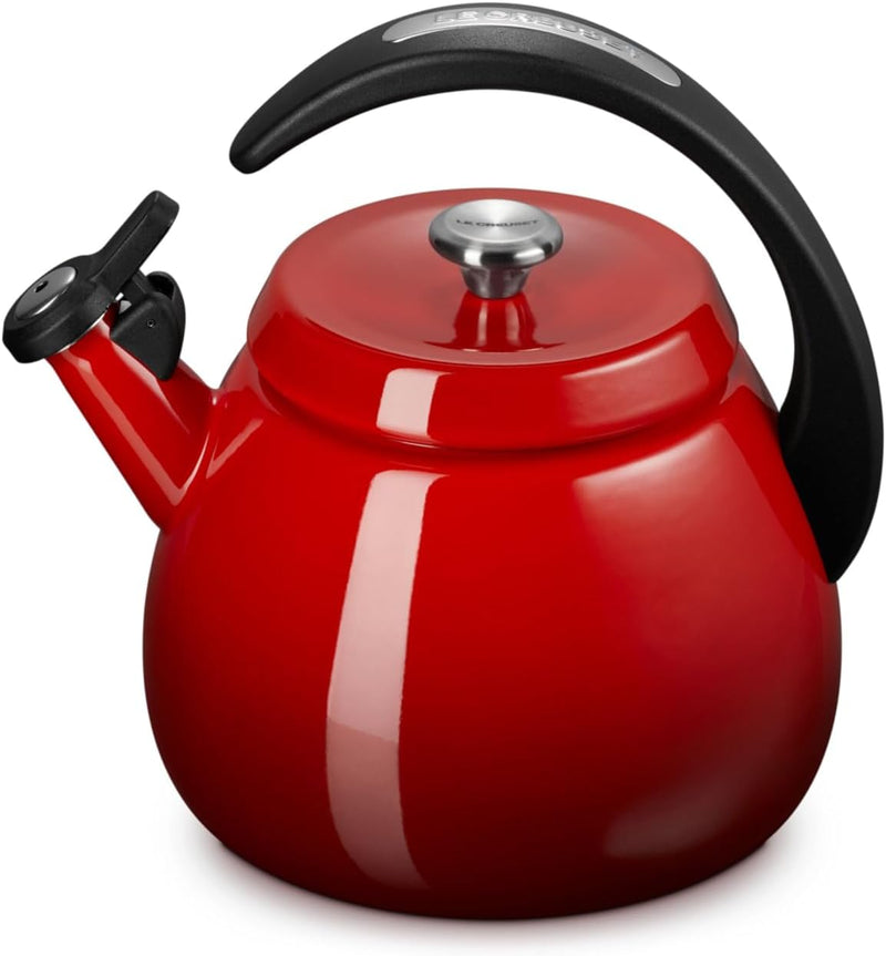 Le Creuset 2.2 Qt. Cloche Kettle w/Stainless Steel Knob - Cerise