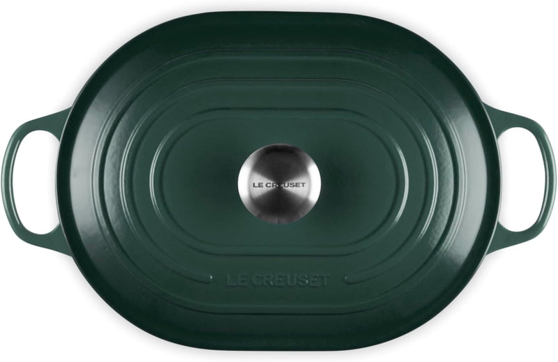 Le Creuset 3 3/4 Qt. Signature Oval Casserole w/Stainless Steel Knob - Artichaut