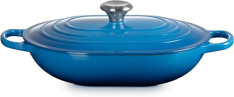 Le Creuset 3 3/4 Qt. Signature Oval Casserole w/Stainless Steel Knob - Marseille