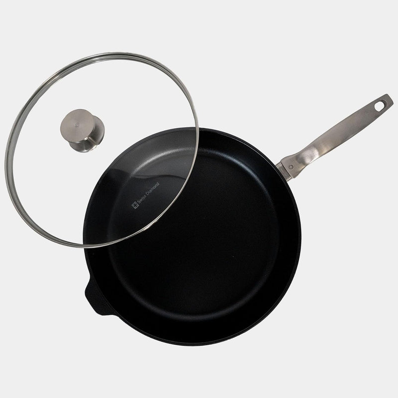 Swiss Diamond - 5.8 Qt. CHD Nonstick Saute Pan w/Glass Lid
