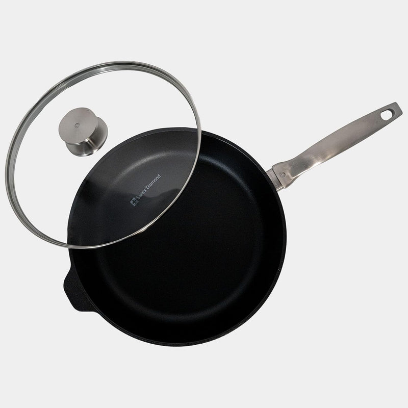 Swiss Diamond - 4.3 Qt. CHD Nonstick Saute Pan w/Glass Lid