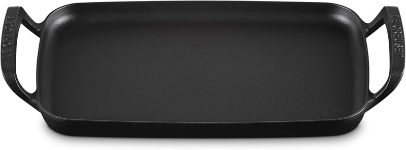 Le Creuset 11 3/4" Rectangular Griddle - Alpine Outdoor Collection - Matte Black