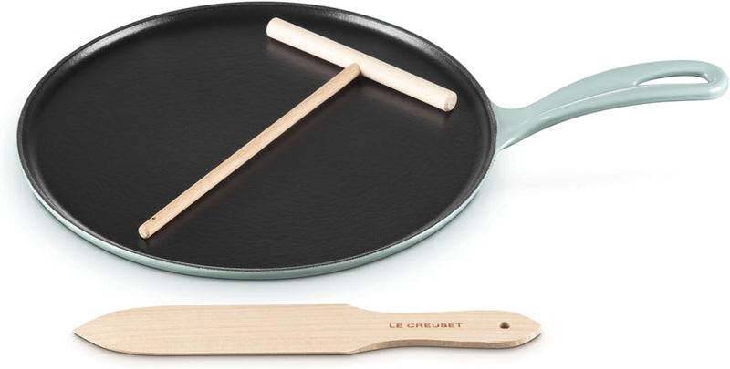 Le Creuset 10 1/4" Traditional Round Crepe Pan - Sea Salt
