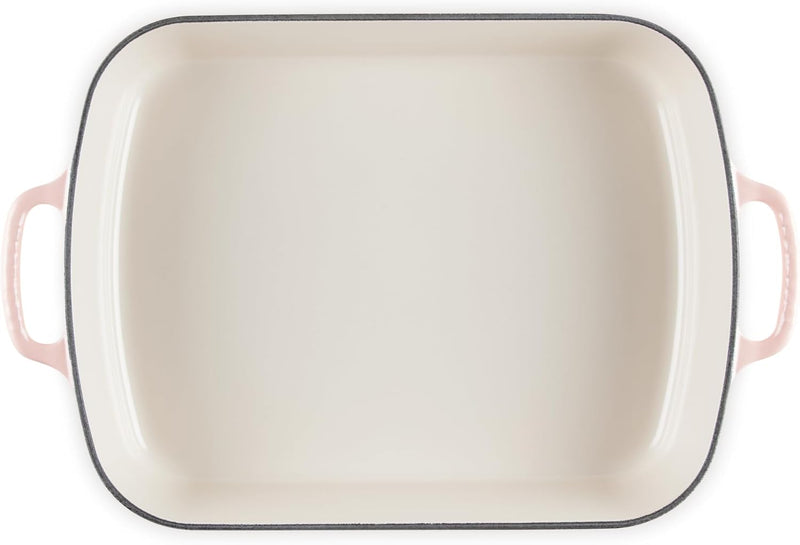 Le Creuset 5 1/4 Qt. (10" x 15 3/4") Signature Rectangular Roaster - Peche