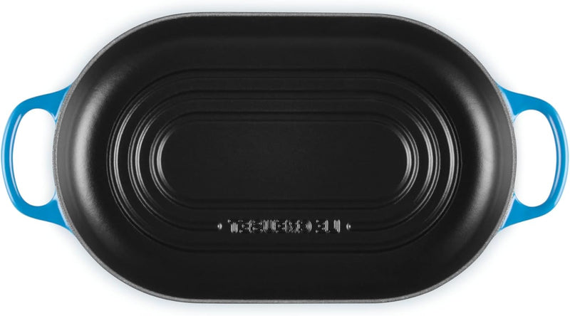 Le Creuset 11 1/2" / 1.5 Qt. Signature Enameled Cast Iron Oval Bread Oven - Marseille