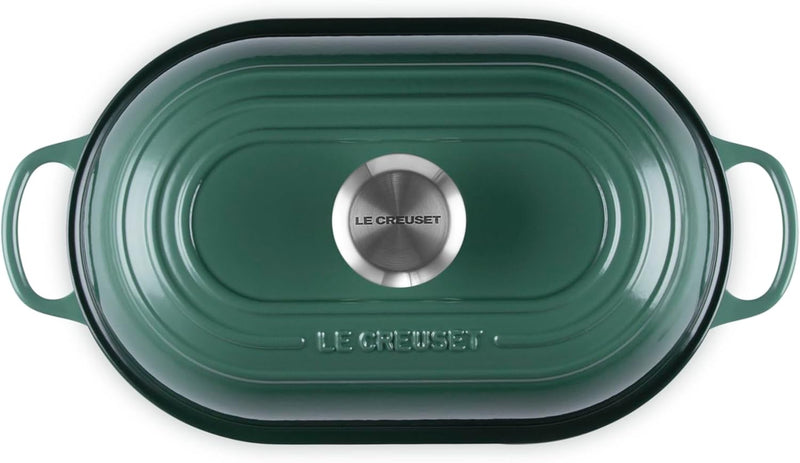 Le Creuset 11 1/2" / 1.5 Qt. Signature Enameled Cast Iron Oval Bread Oven - Artichaut