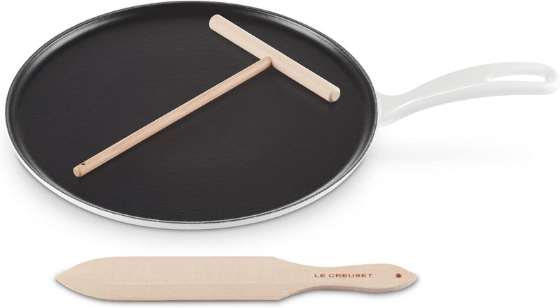 Le Creuset 10 1/4" Traditional Round Crepe Pan - White