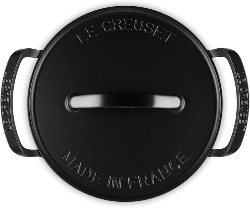 Le Creuset 3.5 Qt. Round Utility Pan - Alpine Outdoor Collection - Matte Black