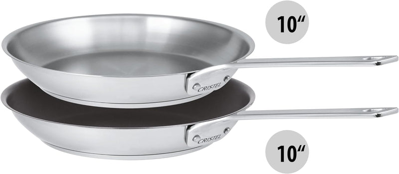 Cristel 1826 Collection - Mixed 10" Frying Pan Set