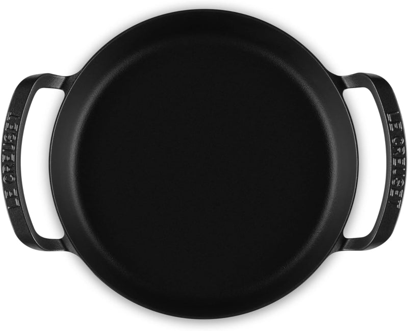 Le Creuset 3.5 Qt. Round Utility Pan - Alpine Outdoor Collection - Matte Black