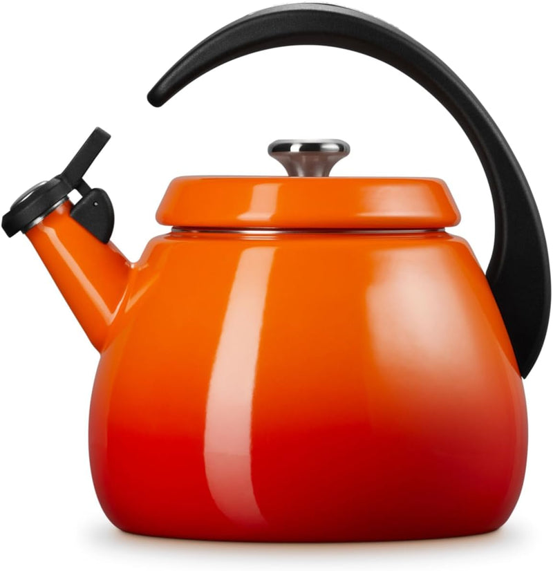 Le Creuset 2.2 Qt. Cloche Kettle w/Stainless Steel Knob - Flame