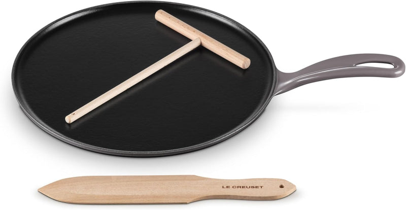 Le Creuset 10 1/4" Traditional Round Crepe Pan - Oyster