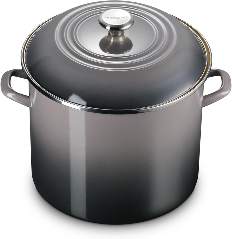 Le Creuset 16 Qt. Traditional Stockpot w/SS Knob - Oyster