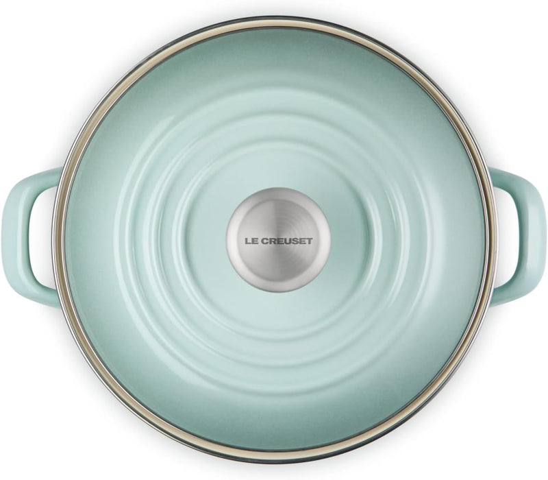 Le Creuset 8 Qt. Traditional Stockpot w/SS Knob - Sea Salt