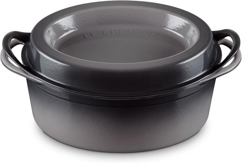 Le Creuset 7 1/4" Traditional Oval Doufeu Oven - Oyster