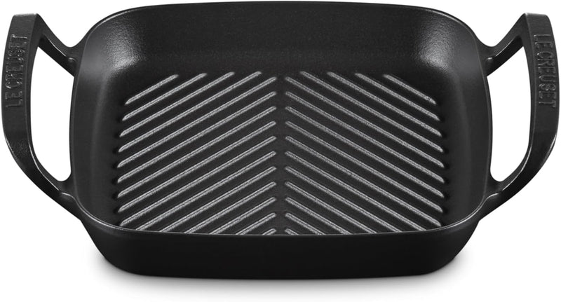 Le Creuset 10 1/4" Square Grill Pan - Alpine Outdoor Collection - Matte Black