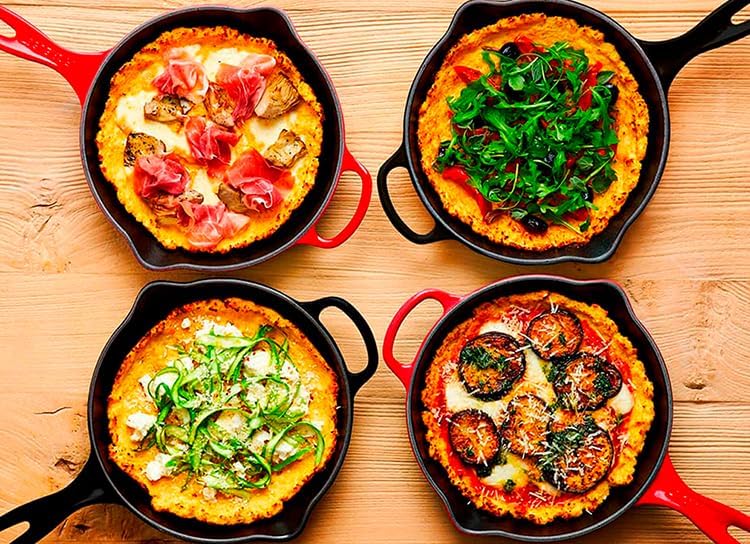 Le Creuset 9" (1 3/8 Qt.) Signature Cast Iron Handle Skillet - Sea Salt