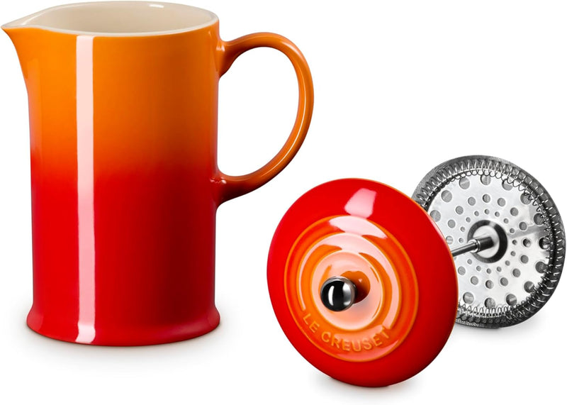 Le Creuset 34 oz. French Press - Flame