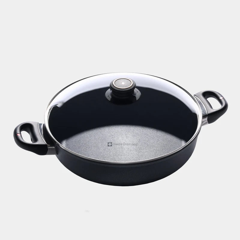Swiss Diamond - 11" HD Nonstick Induction Sauteuse w/Lid