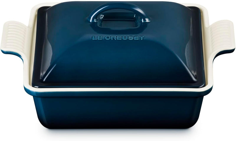 Le Creuset 2 1/2 Qt. (9") Heritage Covered Square Casserole - Nuit