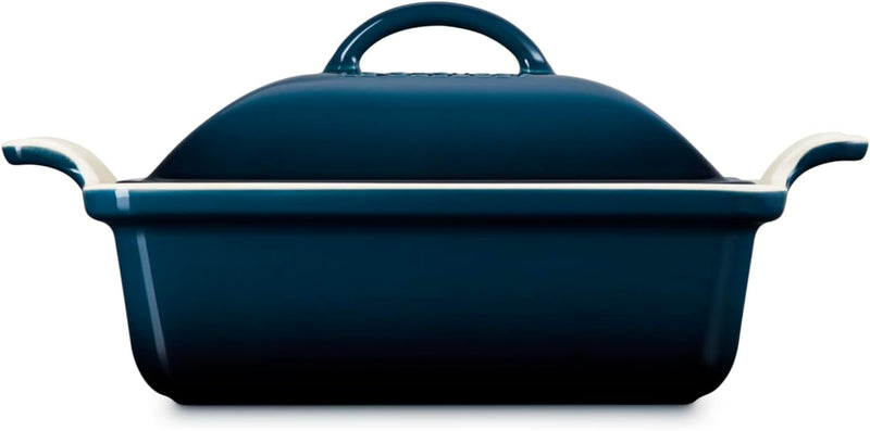 Le Creuset 2 1/2 Qt. (9") Heritage Covered Square Casserole - Nuit