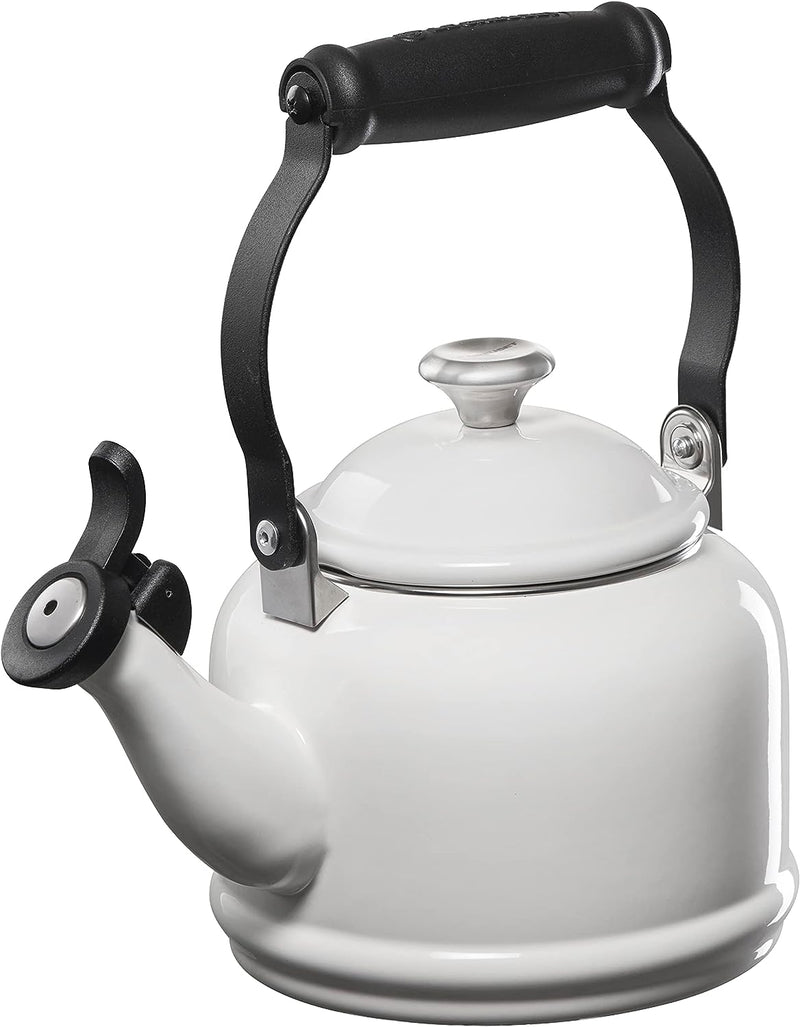 Le Creuset 1 1/4 Qt. Demi Kettle w/Stainless Steel Knob - White