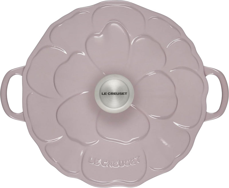 Le Creuset 2 1/4 Qt. Enameled Cast Iron Signature Petal Braiser w/Stainless Steel Knob- Shallot