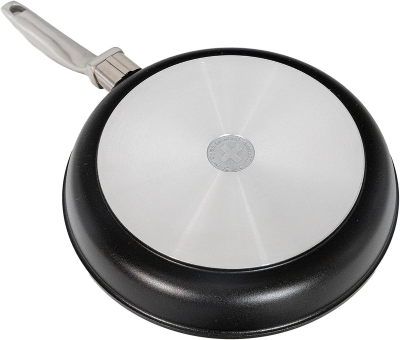 Swiss Diamond - 10.25" CHD Nonstick Fry Pan w/Glass Lid