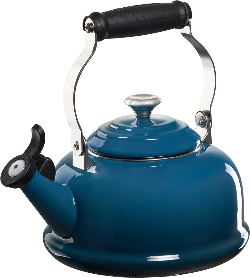Le Creuset 1.7 Qt. Whistling Kettle w/Stainless Steel Knob - Deep Teal