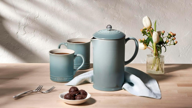 Le Creuset 34 oz. French Press - Sea Salt