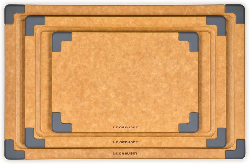 Le Creuset Set of 3 - Paper Fiber Cutting Boards - Oyster