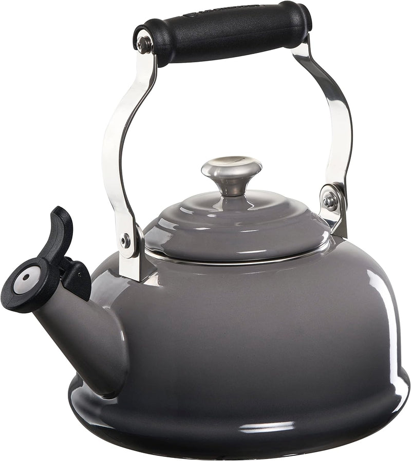 Le Creuset 1.7 Qt. Whistling Kettle w/Stainless Steel Knob - Oyster