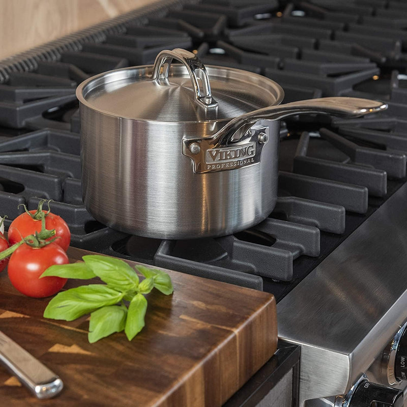 Viking 5-Ply Professional - 3 Qt. Sauce Pan w/Lid - Satin Finish