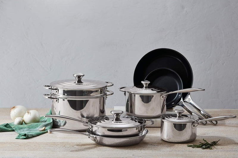 Le Creuset 12-Piece Cookware Set - Stainless Steel