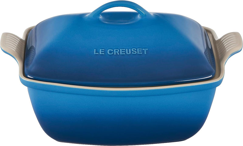 Le Creuset 3-Quart Heritage Square Dish - Caribbean Blue