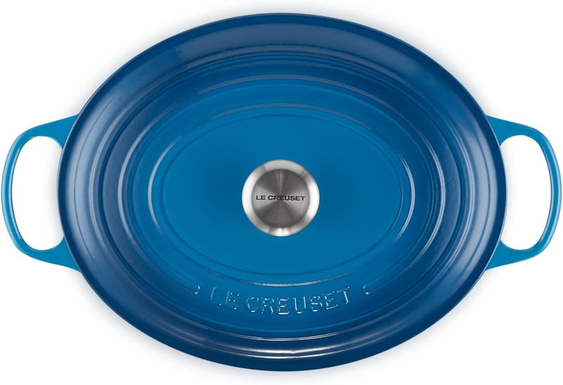 Le Creuset 8 Qt. Signature Oval Dutch Oven w/Stainless Steel Knob - Marseille