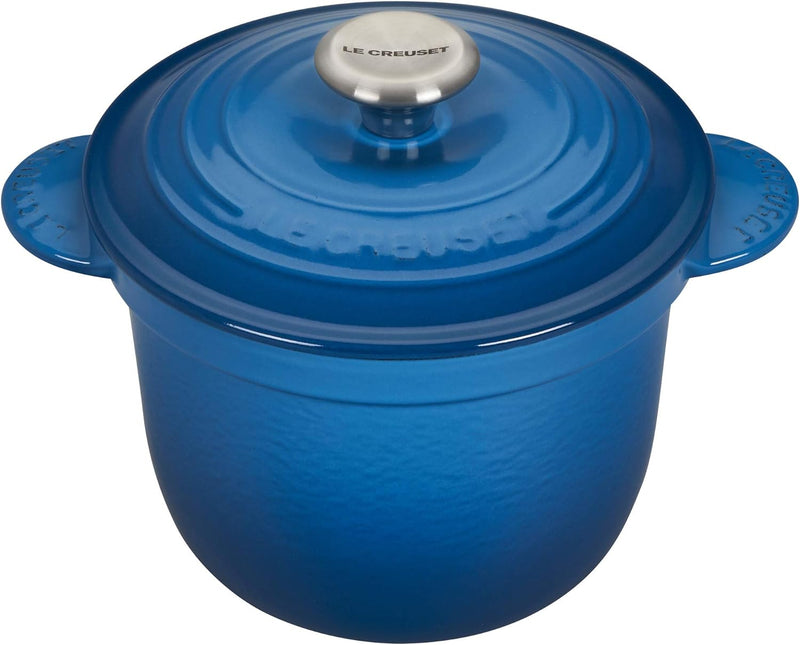 Le Creuset 2 1/4 Qt. Rice Pot w/Stainless Steel Knob & Stoneware Insert - Marseille