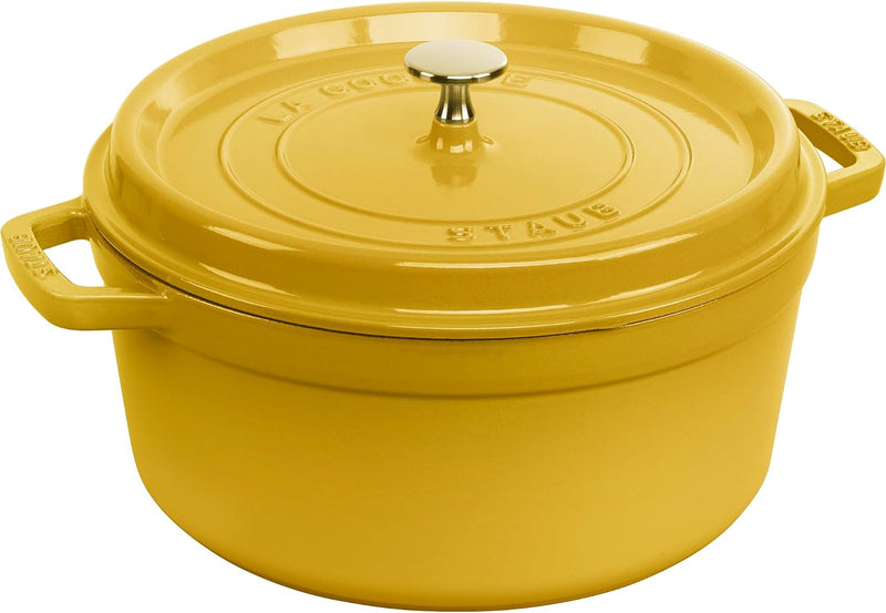 Staub Round Dutch Oven - 5 1/2 Qt. - Citron