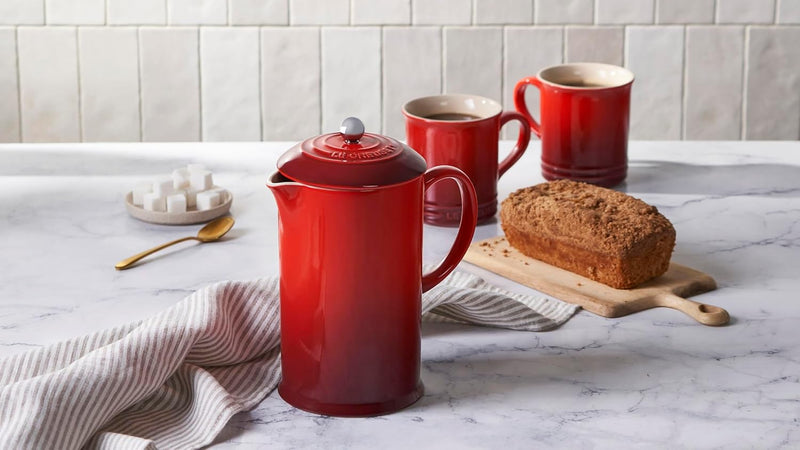 Le Creuset 34 oz. French Press - Cerise