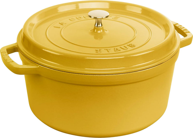 Staub Round Dutch Oven - 7 Qt. - Citron