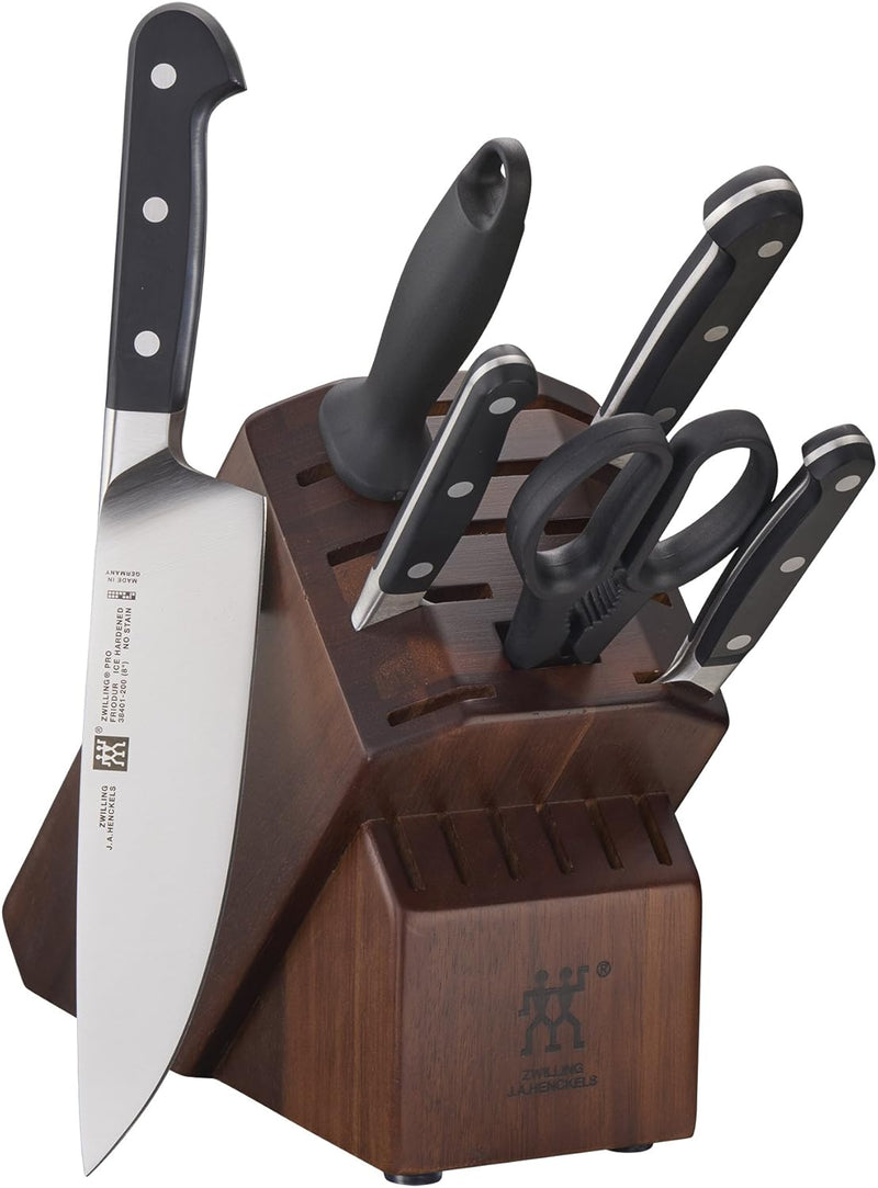 Henckels Zwilling Pro - 7 Pc. Knife Block Set, Acacia