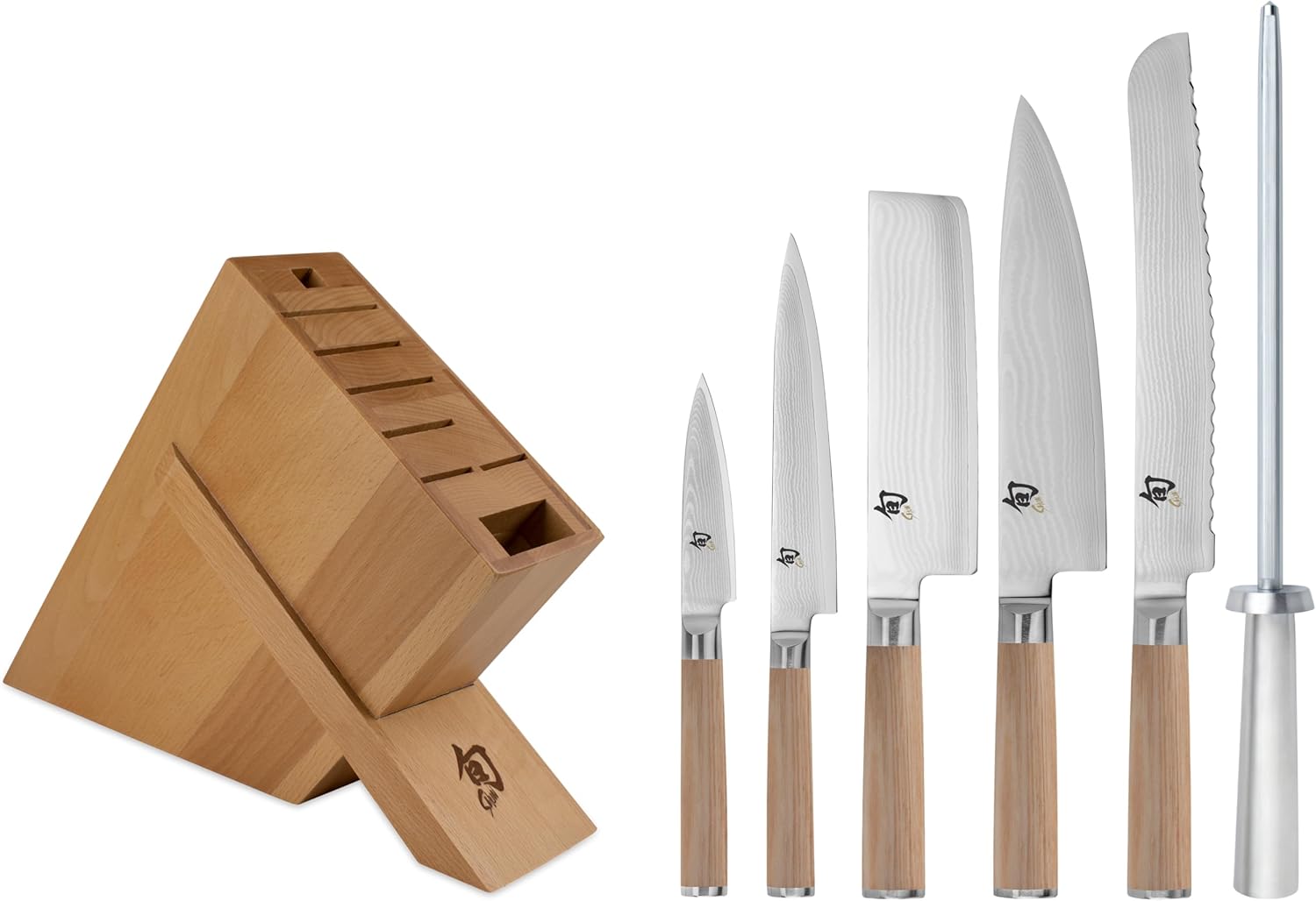 Shun Classic Blonde 7 Piece Block Set - Thumbnail 4