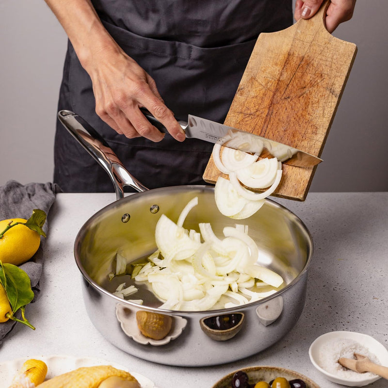 Cristel Castel'Pro Ultraply - 3.5 Qt. Saute Pan
