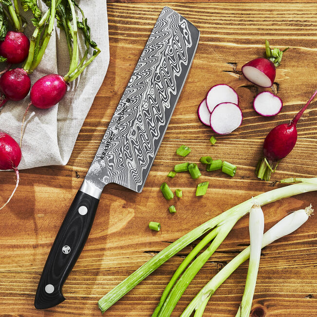 Henckels Zwilling Kramer Euroline Stainless Damascus - 6.5" Nakiri Knife